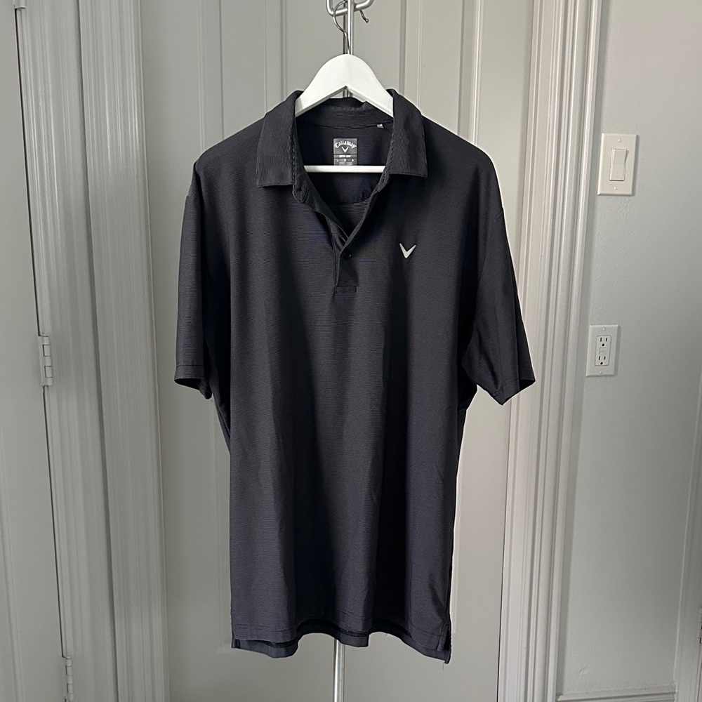 Callaway Men's Dark Grey Polo Golf Shirt